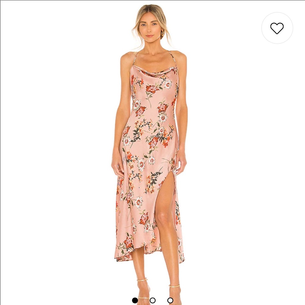 COPY - ASTR the Label Gaia Dress in Dark Blush Floral